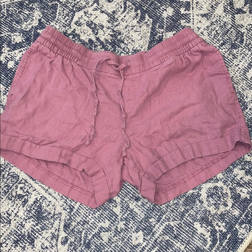 Women's Pink Old Navy Linen shorts
